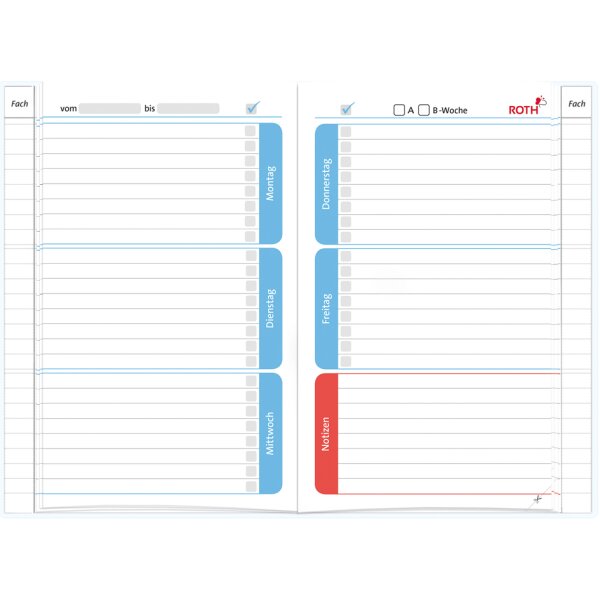 ROTH Hausaufgabenheft Tiere für clevere Faule "Papageien"