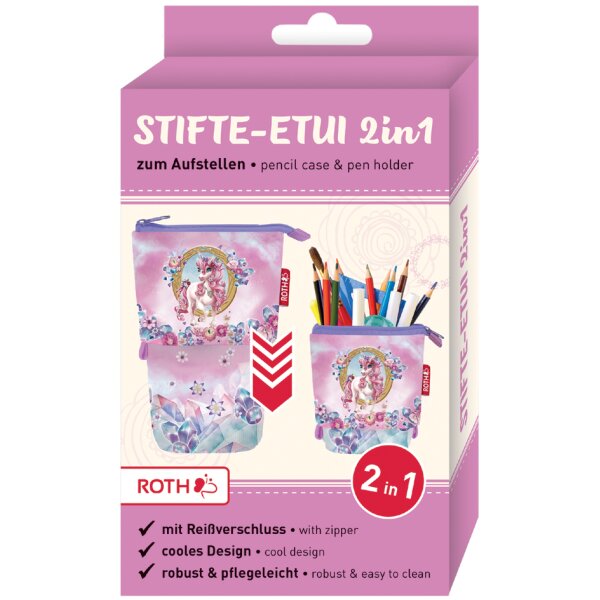ROTH Schlamper-Etui 2in1 "Delfine"