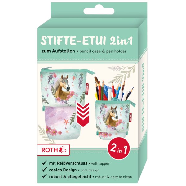 ROTH Schlamper-Etui 2in1 "Delfine"