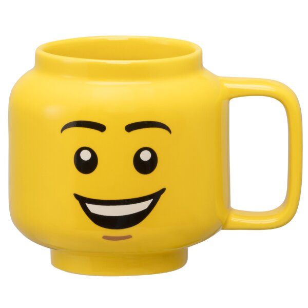 LEGO Tasse à café WINKING GIRL, 255 ml, dans carton, jaune
