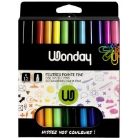 Wonday Feutre MINO, pointe fine, étui carton de 12