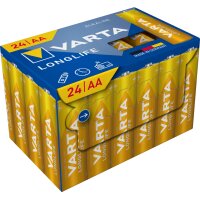 VARTA Pile alcaline Longlife, Mignon (AA), 12 pièces