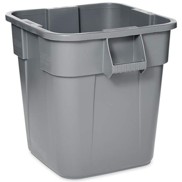 Rubbermaid Socle pour collecteur BRUTE carré, noir