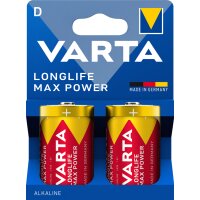 VARTA Pile alcaline Longlife Max Power, Mono (D)