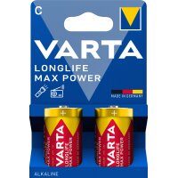 VARTA Pile alcaline Longlife Max Power, Baby (C/LR14)