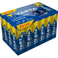 VARTA Pile alcaline Longlife Power, Mignon (AA), 24...