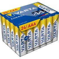 VARTA Pile alcaline Energy, Micro (AAA), 24 pièces