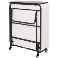 MOOR Lit pliant BETH, extra large, avec 4 roulettes