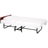 MOOR Lit pliant BETH, extra large, avec 4 roulettes