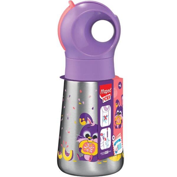 Maped PICNIK Gourde isotherme MINIZ, 350 ml, Raton laveur