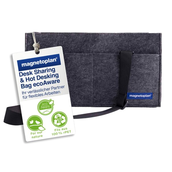 magnetoplan Sacoche en feutre Desk Sharing Bag, anthracite