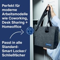 magnetoplan Sacoche en feutre Desk Sharing Bag, anthracite