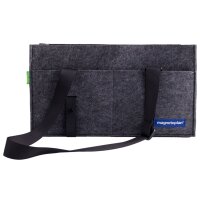 magnetoplan Sacoche en feutre Desk Sharing Bag, anthracite