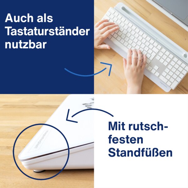 magnetoplan Organiseur de bureau Glasboard, blanc