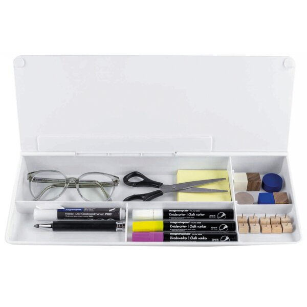 magnetoplan Organiseur de bureau Glasboard, blanc