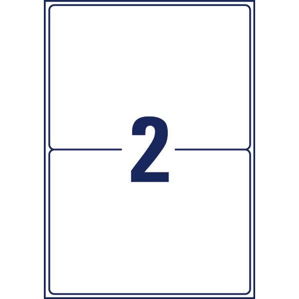 AVERY Zweckform Wetterfeste Versand-Etiketten, 199,6x143,5mm