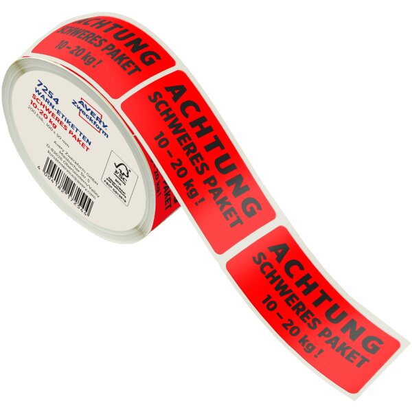 AVERY Zweckform Rollenetikettten ACHTUNG SCHWERES PAKET