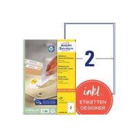 AVERY ZWECKFORM Etiquettes 199,6x143,5mm L4734REV1 blanc...