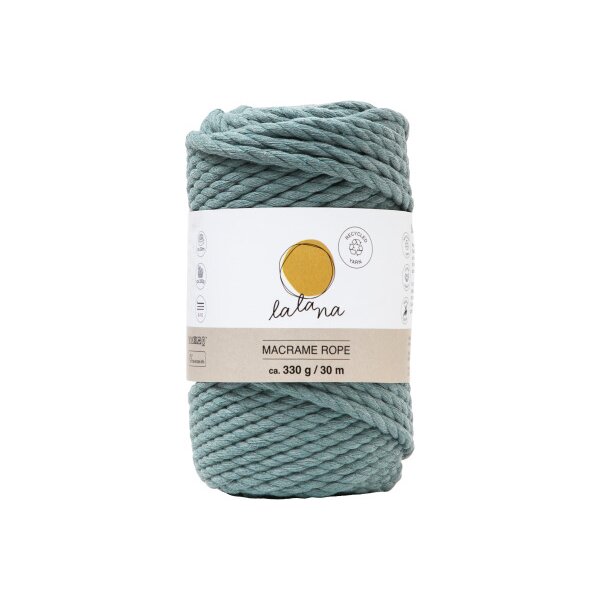 I AM CREATIVE Macrame Rope 6205.25 salvia, 5mm, 330g