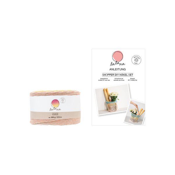 I AM CREATIVE Shopper DIY H&auml;kel Set 1000-1087 pastell