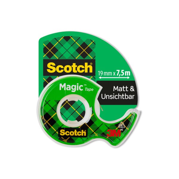 SCOTCH Magic Tape 810 19mmx7.5m 8-1975D sur dérouleur