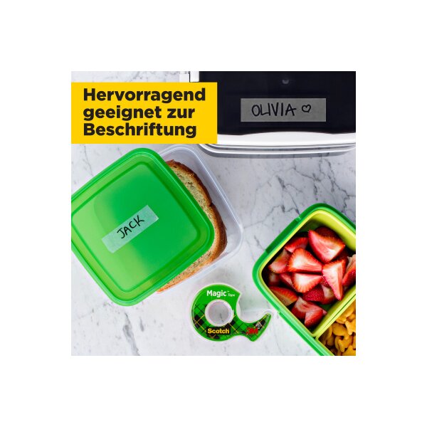 SCOTCH Magic Tape 810 19mmx7.5m 8-1975D sur dérouleur