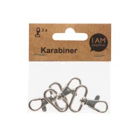 I AM CREATIVE Karabiner drehbar 4703.45 50x45mm 3 Stück