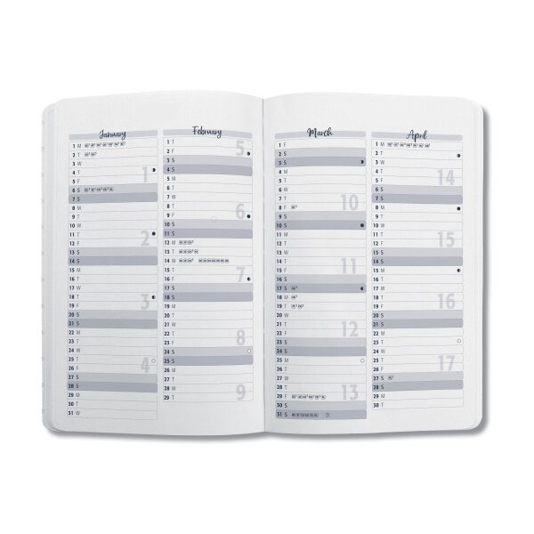 JOLIE Agenda Pure 2027 7J807 1S/2P blue floral ML A5