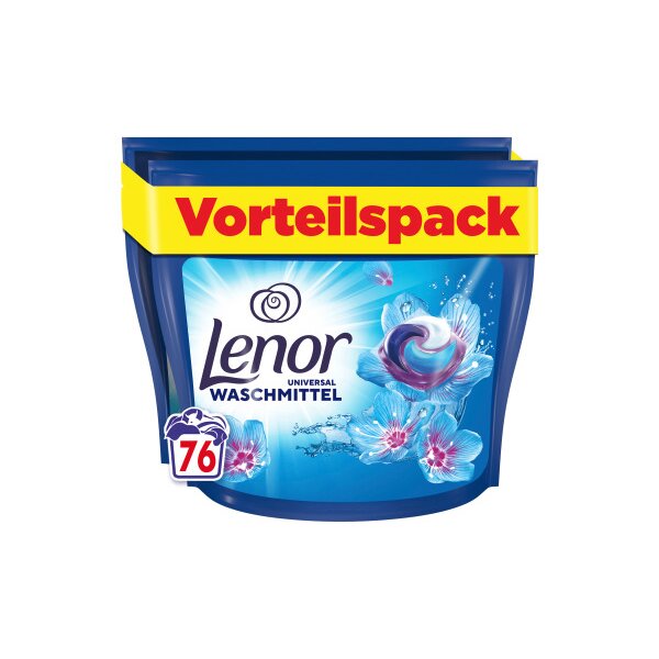 LENOR Détergent Allin1 972043 Frais davril 76 Pods