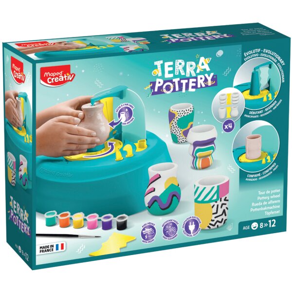 Maped Creativ Kit de poterie TERRA POTTERY