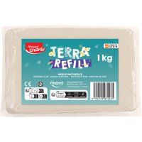 Maped Creativ Recharge dargile pour tour de poterie, 1 kg