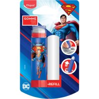 Maped Gomme en plastique SUPERMAN + gomme de rechange