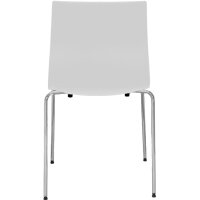 PAPERFLOW Chaise visiteur ARKO, set de 2, blanc