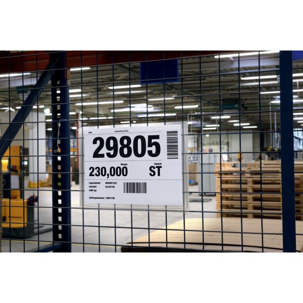 DURABLE Pochette avec support en fil de fer, A5 paysage, PP