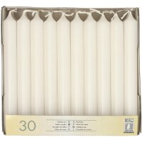 STARPAK Tafelkerzen, 21 mm, rot, 30er Pack