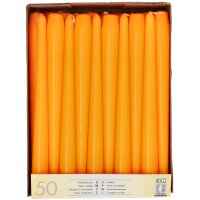 STARPAK Bougie de chandelier, 22 mm, pack de 50, orange