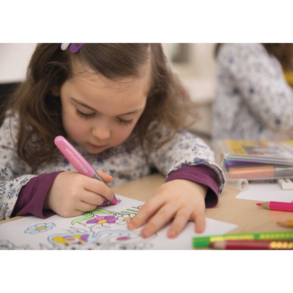 EBERHARD FABER Craie gel Metallic, étui en carton de 6