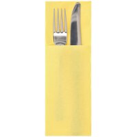 STARPAK Serviette pochette DAILY Collection, jaune