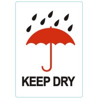 rillprint Hinweisetiketten "KEEP DRY"