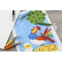 EBERHARD FABER Craie gel Basic, étui en carton de 6