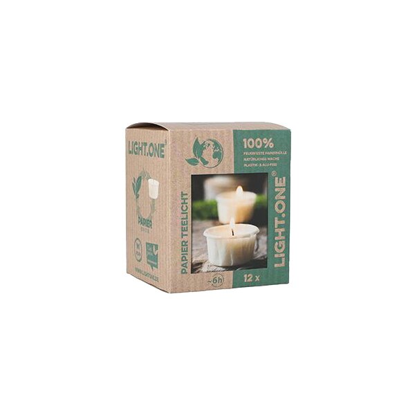 STARPAK Bougie chauffe-plat, diamètre: 42 mm, blanc