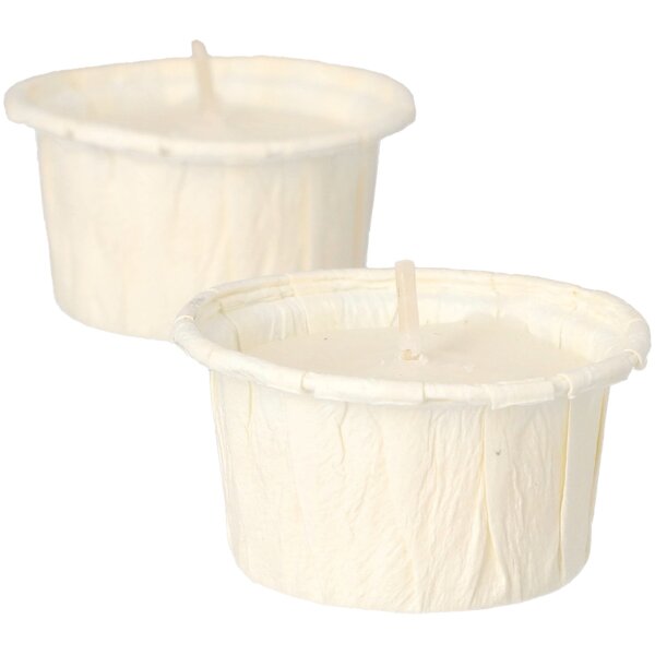 STARPAK Bougie chauffe-plat, diamètre: 42 mm, blanc