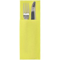 STARPAK Serviette pochette DAILY Collection, vert citron