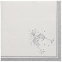 PAPSTAR Serviette ROYAL Collection Festivities, or