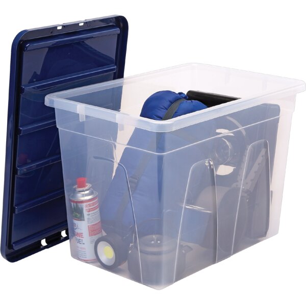 Fellowes Aufbewahrungsbox BANKERS BOX, 64 Liter, transparent