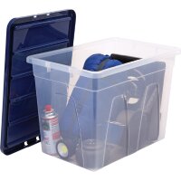 Fellowes Aufbewahrungsbox BANKERS BOX, 64 Liter, transparent