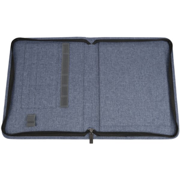 WEDO Schreibmappe "DENIM", aus Polyester, blaumeliert