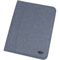 WEDO Schreibmappe "DENIM", aus Polyester, blaumeliert