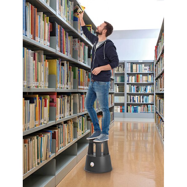 WEDO Tabouret marchepied SuperStep, en plastique, rouge