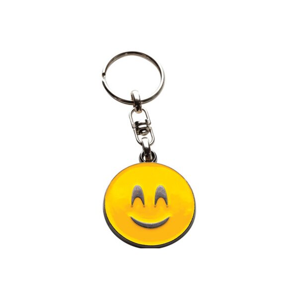 SILCA Porte-clés Smiley AVK7261 nickel